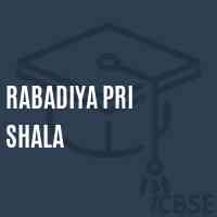 Rabadiya Pri Shala Primary School Logo