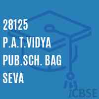 28125 P.A.T.Vidya Pub.Sch. Bag Seva Middle School Logo