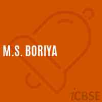 M.S. Boriya Middle School Logo