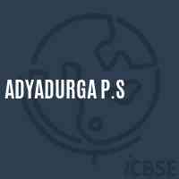 Adyadurga P.S Primary School Logo