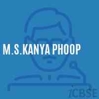 M.S.Kanya Phoop Middle School Logo