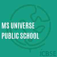 Ms Universe Public School Logo