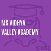 Ms Vidhya Valley Academy Middle School Logo