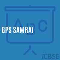 Gps Samrai Primary School Logo
