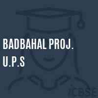 Badbahal Proj. U.P.S Middle School Logo