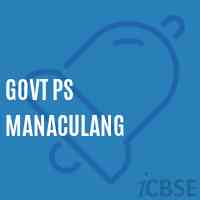 Govt Ps Manaculang Primary School Logo