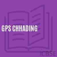 Gps Chhading Primary School Logo