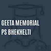 Geeta Memorial Ps Bhekhelti Primary School Logo