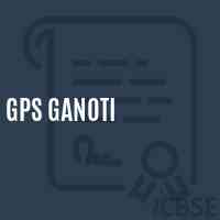 Gps Ganoti Primary School Logo