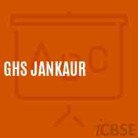 Ghs Jankaur Secondary School Logo