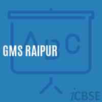 Gms Raipur Middle School Logo