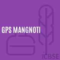 Gps Mangnoti Primary School Logo