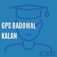 Gps Badowal Kalan Primary School Logo