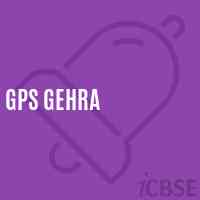 Gps Gehra Primary School Logo