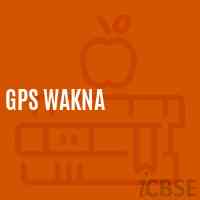 Gps Wakna Primary School Logo