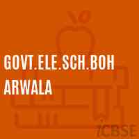 Govt.Ele.Sch.Boharwala Primary School Logo