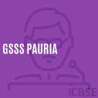 Gsss Pauria High School Logo