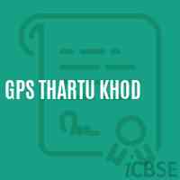 Gps Thartu Khod Primary School Logo