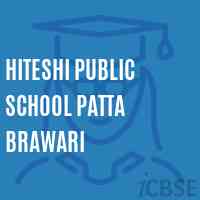 Hiteshi Public School Patta Brawari Logo