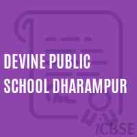 Devine Public School Dharampur Logo