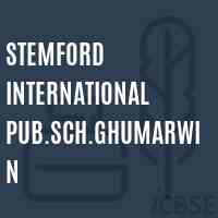 Stemford International Pub.Sch.Ghumarwin Secondary School Logo