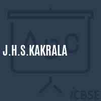 J.H.S.Kakrala Middle School Logo