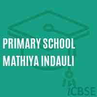 Primary School Mathiya Indauli Logo