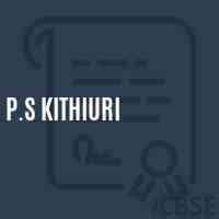 P.S Kithiuri Primary School Logo