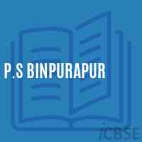 P.S Binpurapur Primary School Logo