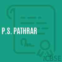 P.S. Pathrar Primary School Logo
