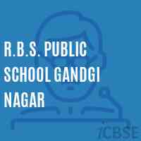 R.B.S. Public School Gandgi Nagar Logo