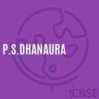 P.S.Dhanaura Primary School Logo
