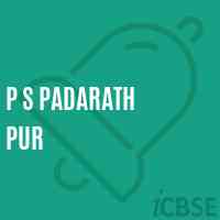 P S Padarath Pur Primary School Logo