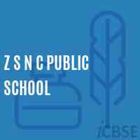 Z S N C Public School Logo