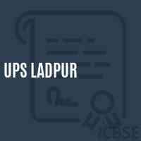 Ups Ladpur Middle School Logo