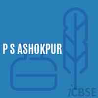 P S Ashokpur Primary School Logo