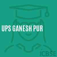 Ups Ganesh Pur Middle School Logo