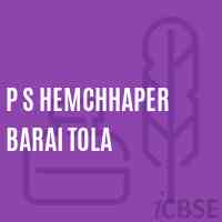 P S Hemchhaper Barai Tola Primary School Logo