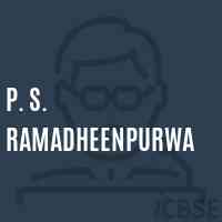 P. S. Ramadheenpurwa Primary School Logo