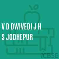 V D Dwivedi J H S Jodhepur Middle School Logo