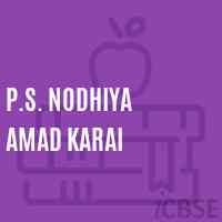 P.S. Nodhiya Amad Karai Primary School Logo