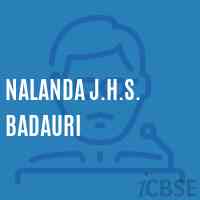 Nalanda J.H.S. Badauri Middle School Logo