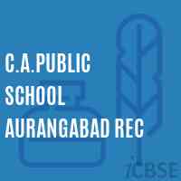 C.A.Public School Aurangabad Rec Logo