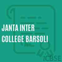 Janta Inter College Barsoli High School Logo