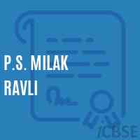P.S. Milak Ravli Primary School Logo