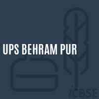 Ups Behram Pur Middle School Logo
