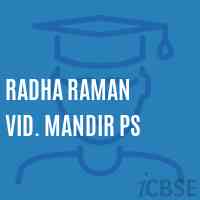 Radha Raman Vid. Mandir Ps Primary School Logo