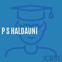 P S Haldauni Primary School Logo
