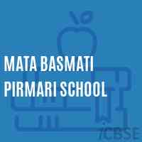 Mata Basmati Pirmari School Logo