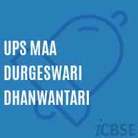Ups Maa Durgeswari Dhanwantari Middle School Logo